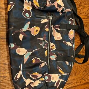 Kate Spade Black Floral Tote Bag